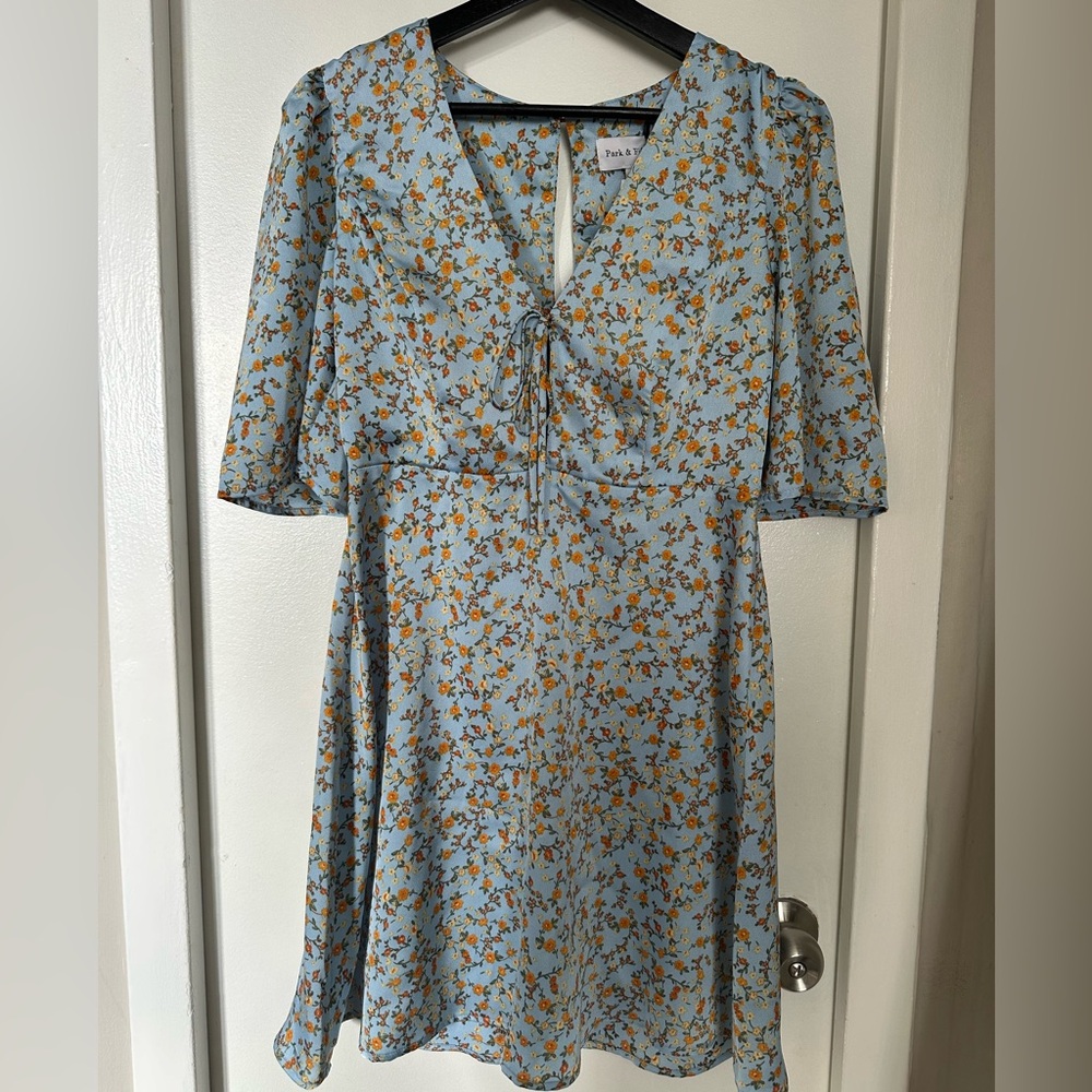Park & Fifth Kendal Tie Mini Dress